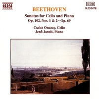 Sonatas for cello and piano op.102, nos. 1&2 - Op.69 - Ludwig Van BEETHOVEN (Csaba Onczay, Jeno Jandò)