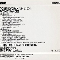 Slavonic dances op.46 and op.72 - Antonin DVORAK (Neeme Jarvi)