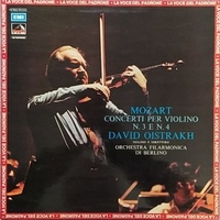 Concerti per violino n.3 e n.4 - Wolfgang Amadeus MOZART (David Oistrakh)